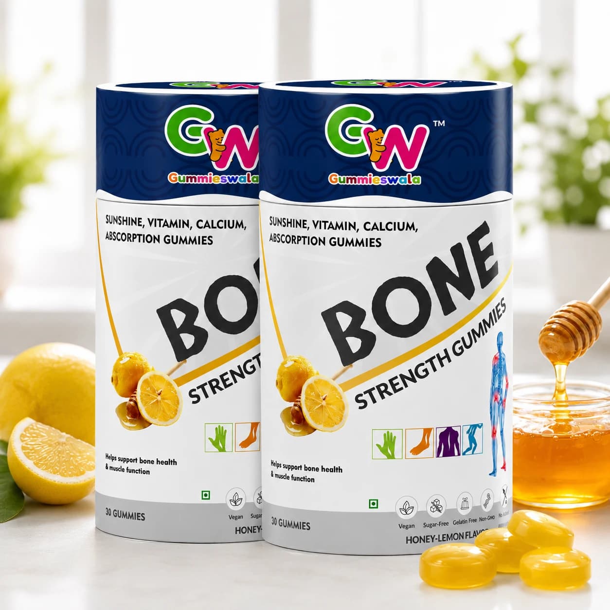 Bone Strength Gummies (Pack of 2)