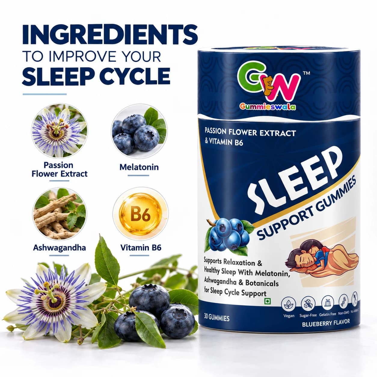 Sleep Support Gummies thumbnail 3