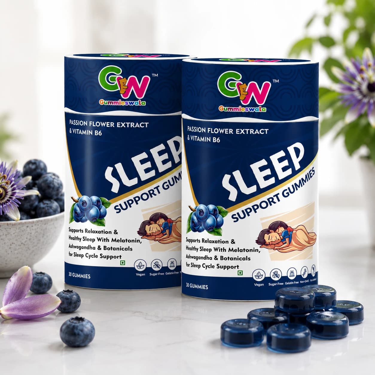 Sleep Support Gummies (Pack of 2)