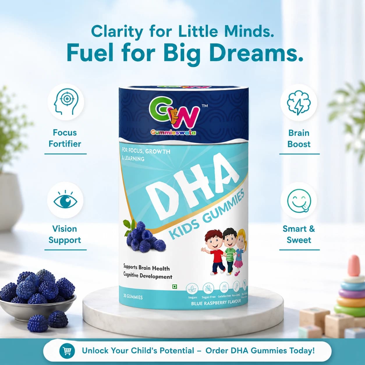 DHA Kid's Gummies (Pack of 2) image 2