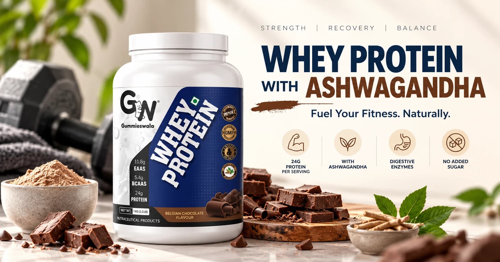 Whey Protein with Ashwagandha: Benefits & How to Use
