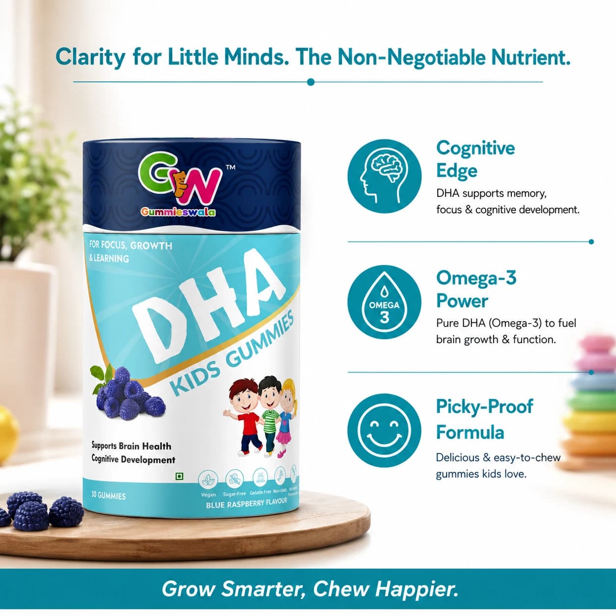 DHA Kid's Gummies (Pack of 2) image 5